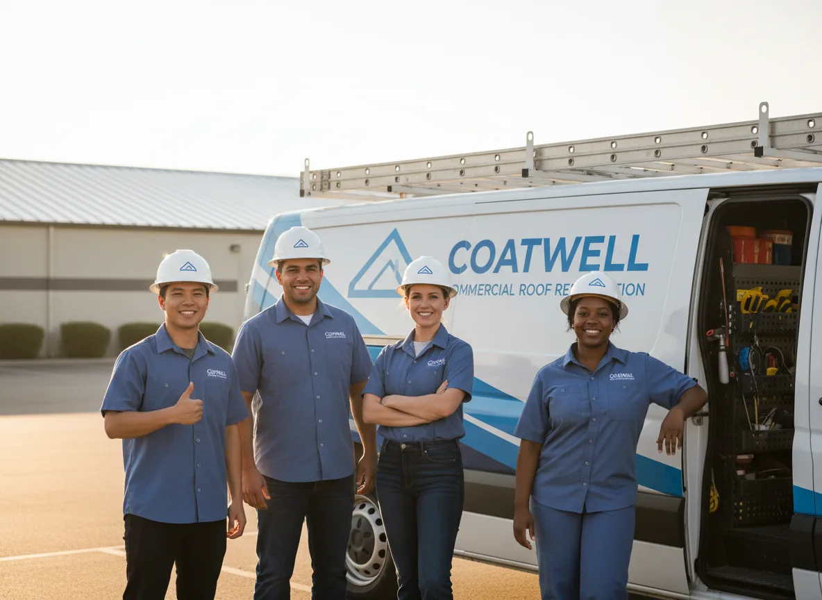 Commercial roof coating company in Montalba, TX